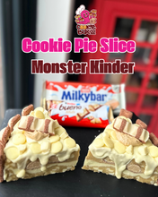 Load image into Gallery viewer, Monster Kinder MilkyBar Bueno Cookie Pie Slice