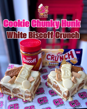 Load image into Gallery viewer, Biscoff White Crunch Bar