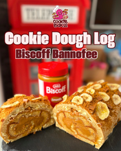 Load image into Gallery viewer, Banoffee Giant Cookie Dough Slice (1/4 roll)