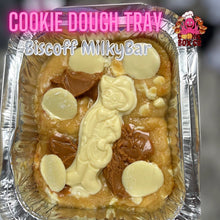 Load image into Gallery viewer, Cookie Dough Trays Caramel, KInder and Biscoff MilkyBar