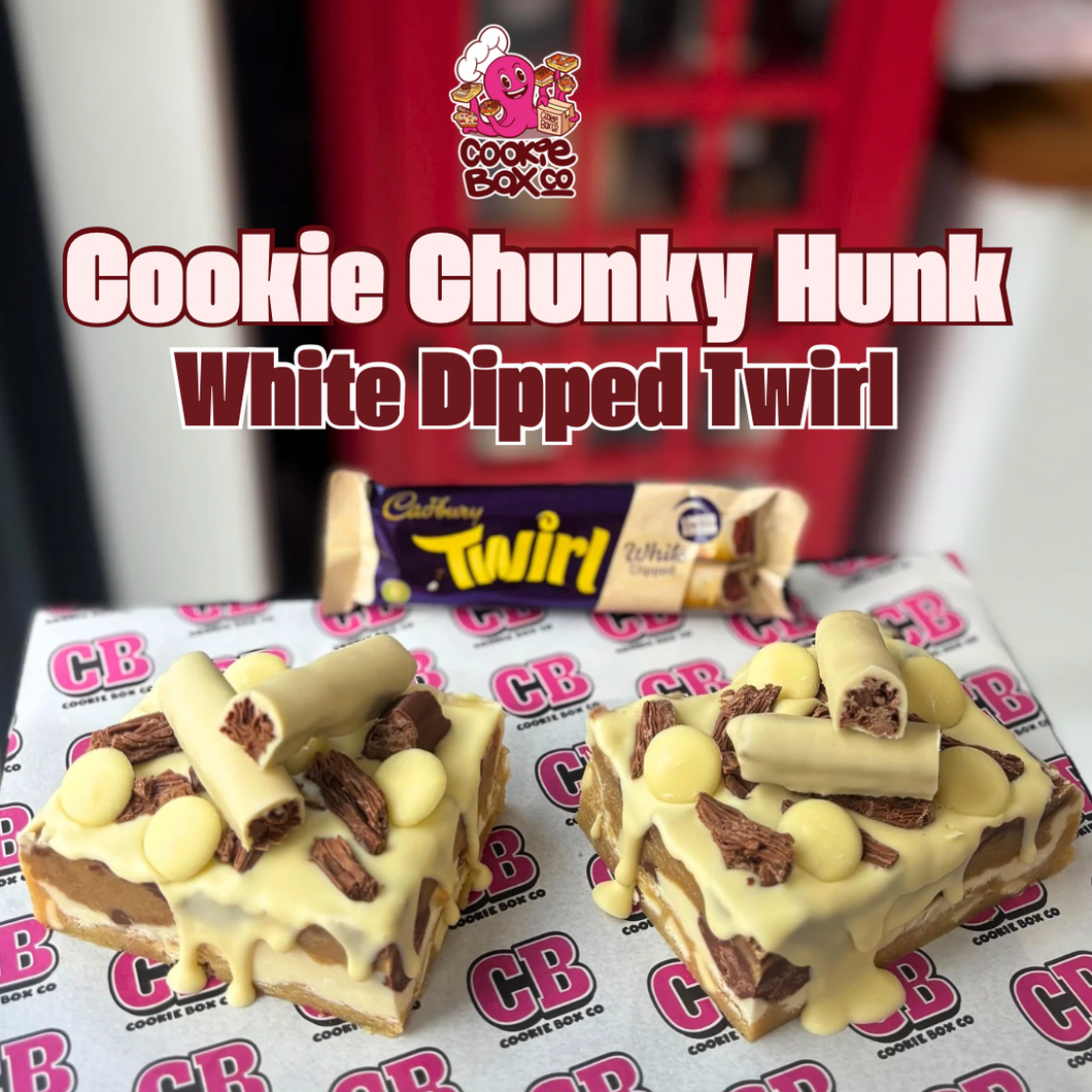 White Dipped Twirl Chunky Hunk