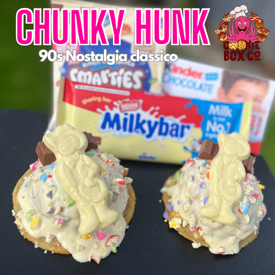 90s Nostalgia - MilkyBar, Smarties Kinder Maxi Stuffed Cookie