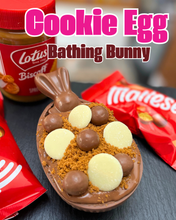 Load image into Gallery viewer, Bathing Biscoff Bunny Cookie Dough Egg
