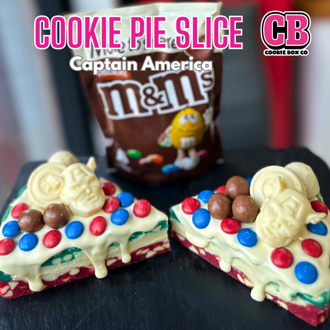 Captain America Cookie Slice x2