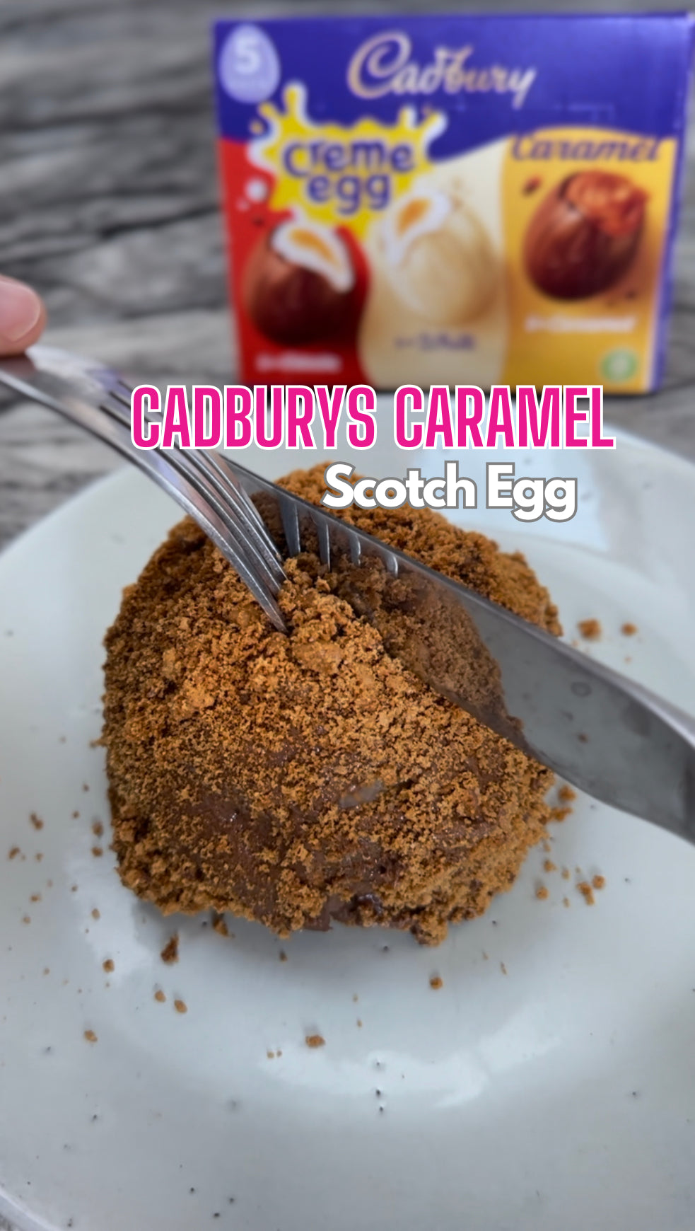 Cadburys Caramel Scotch Egg x2