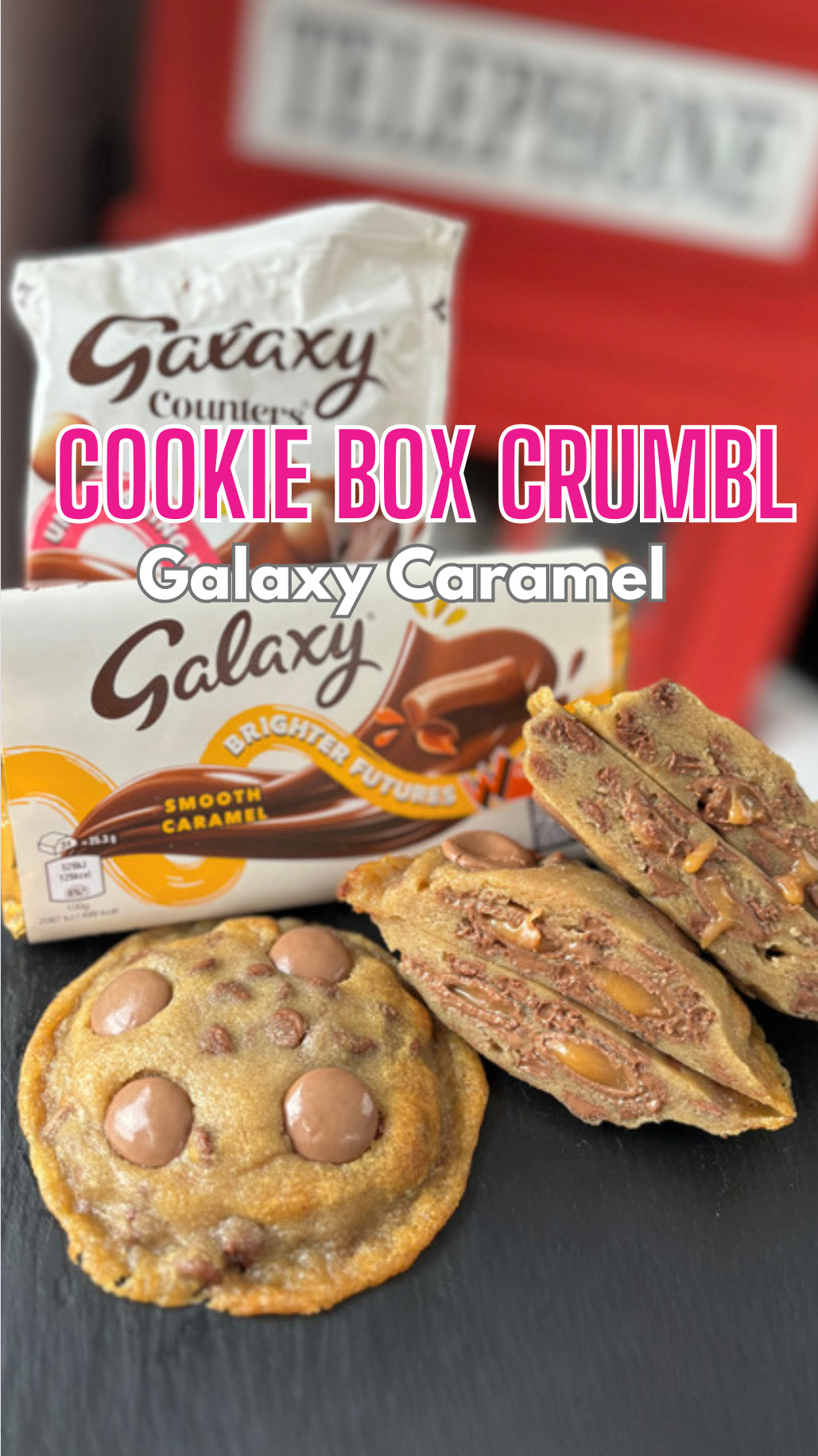 Galaxy Caramel CRUMBL Cookie x3