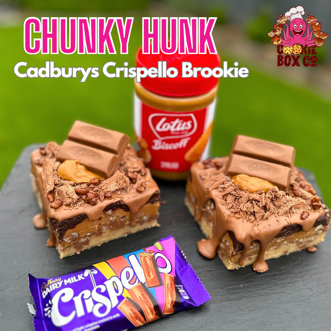 Biscoff Brookie Cadburys Crispello Chunky Hunk