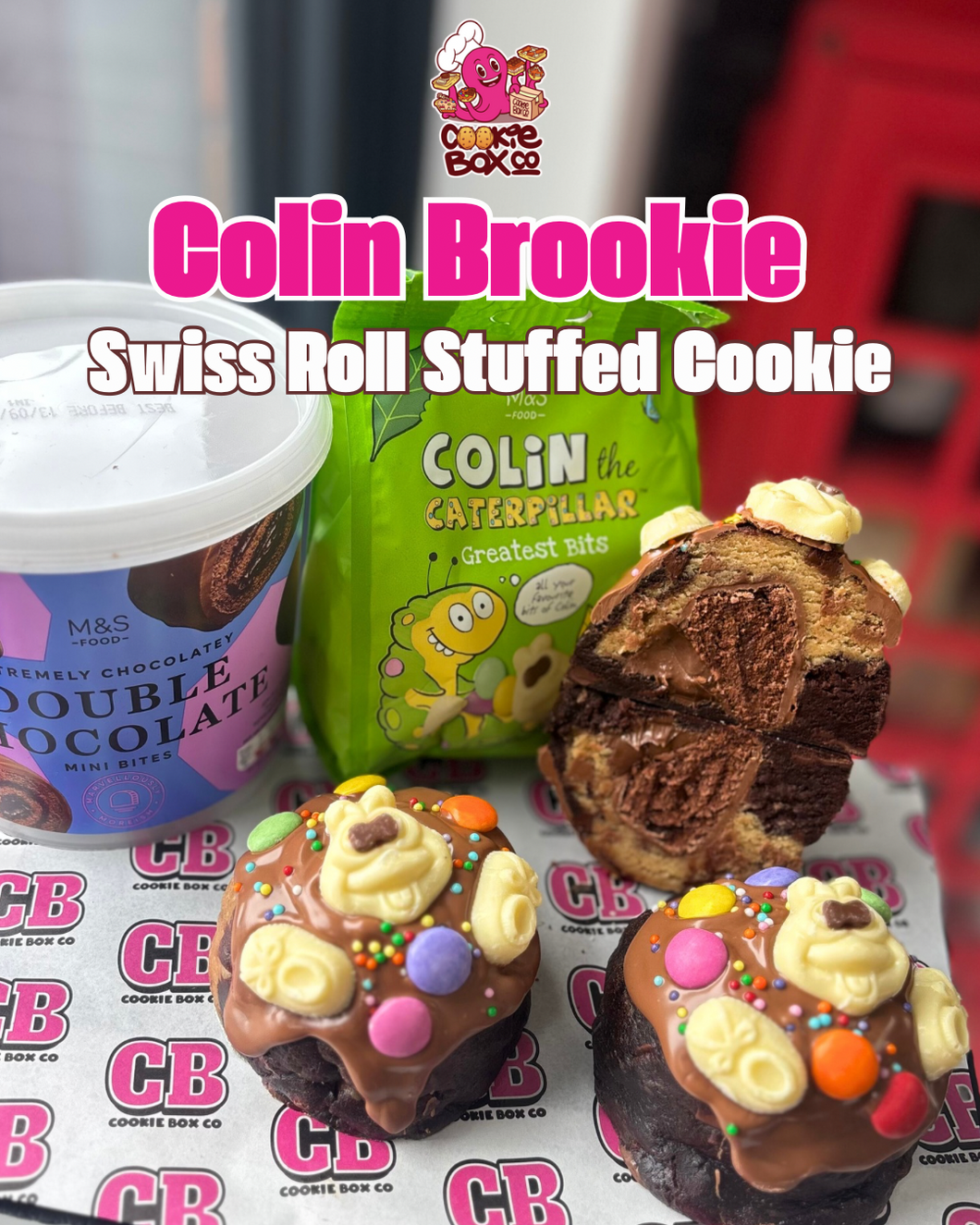 Colin Brookie Swiss Roll Cookie