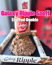 Load image into Gallery viewer, Galaxy Ripple Biscoff Stuffed Cookie
