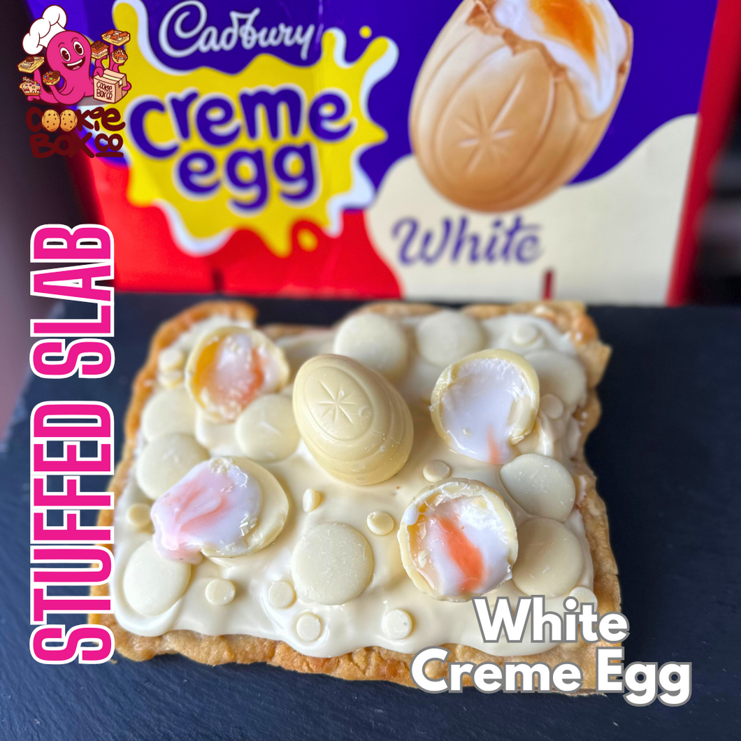 White Creme Egg Mini Slab