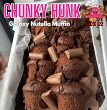 Load image into Gallery viewer, Double choc Nutella Galaxy Muffin Chunky Hunk
