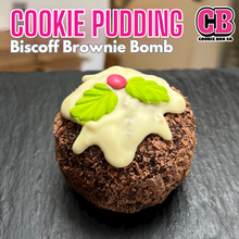 Load image into Gallery viewer, Brownie Biscoff Christmas Pudding
