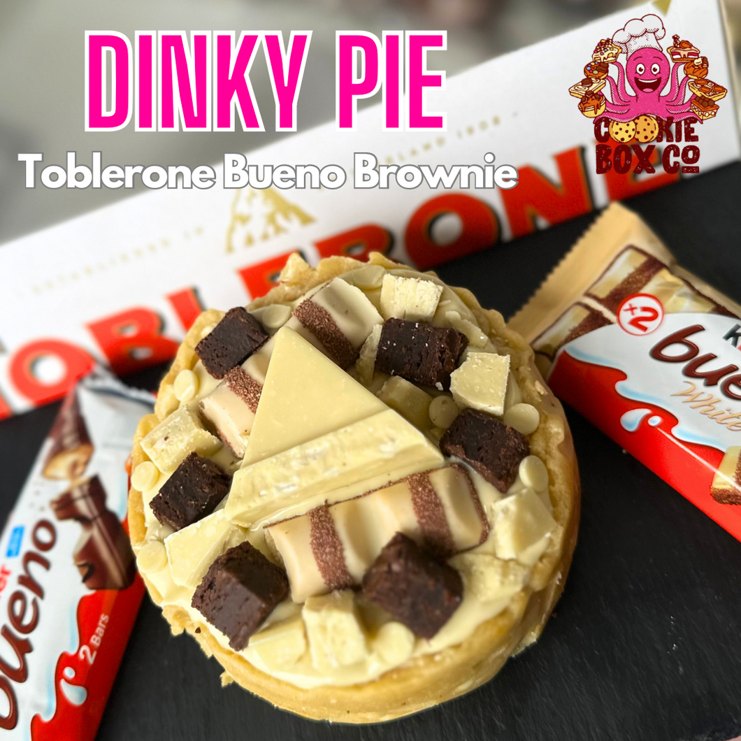 Toblerone Bueno Brownie Dinky Pie