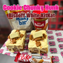 Load image into Gallery viewer, White KitKat Biscoff Chunky Hunk
