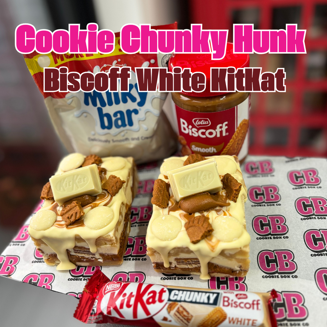 White KitKat Biscoff Chunky Hunk