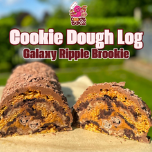 Load image into Gallery viewer, Galaxy Ripple Brookie Crunch Giant Slice
