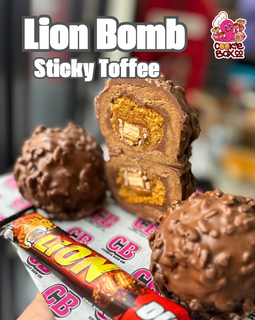 Lion Cookie Dough Bomb