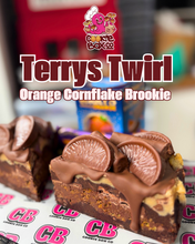 Load image into Gallery viewer, Twirl Terry Orange Brookie
