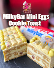 Load image into Gallery viewer, MilkyBar Mini Eggs Cookie Toast(per slice)
