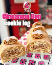 Load image into Gallery viewer, Cinnamon Bun Cookie Log slice x2

