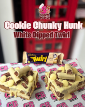 Load image into Gallery viewer, White Dipped Twirl Chunky Hunk
