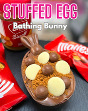 Load image into Gallery viewer, Bathing Biscoff Bunny Cookie Dough Egg
