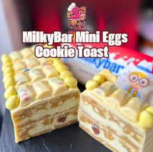 Load image into Gallery viewer, MilkyBar Mini Eggs Cookie Toast(per slice)
