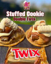 Load image into Gallery viewer, Double Twix Stuffed Cookie
