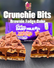 Load image into Gallery viewer, Crunchie Bits Fudge Cake Slice
