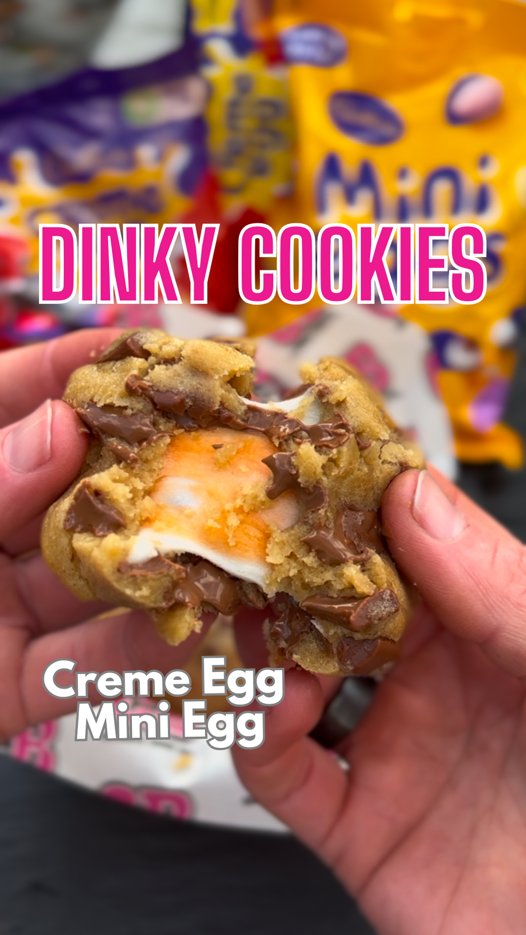 Crème egg mini egg dinky cookies