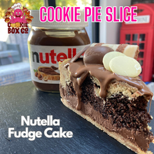 Load image into Gallery viewer, Nutella Fudge Cake Pie slice
