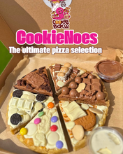 Load image into Gallery viewer, Cookienoes Cookie Dough Pizza n dips
