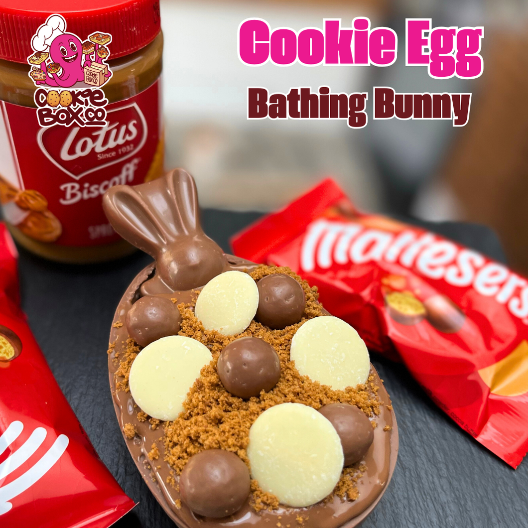 Bathing Biscoff Bunny Cookie Dough Egg