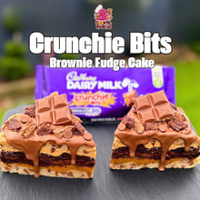 Load image into Gallery viewer, Crunchie Bits Fudge Cake Slice
