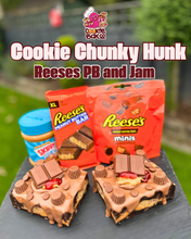 Load image into Gallery viewer, Reeses PB and Jam Cookie dough Brownie
