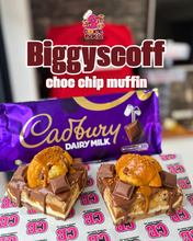 Load image into Gallery viewer, BIGGYscoff Choc Chip Muffin
