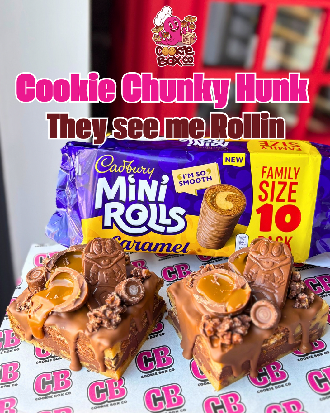 They see me rollin Cadburys Caramel x2