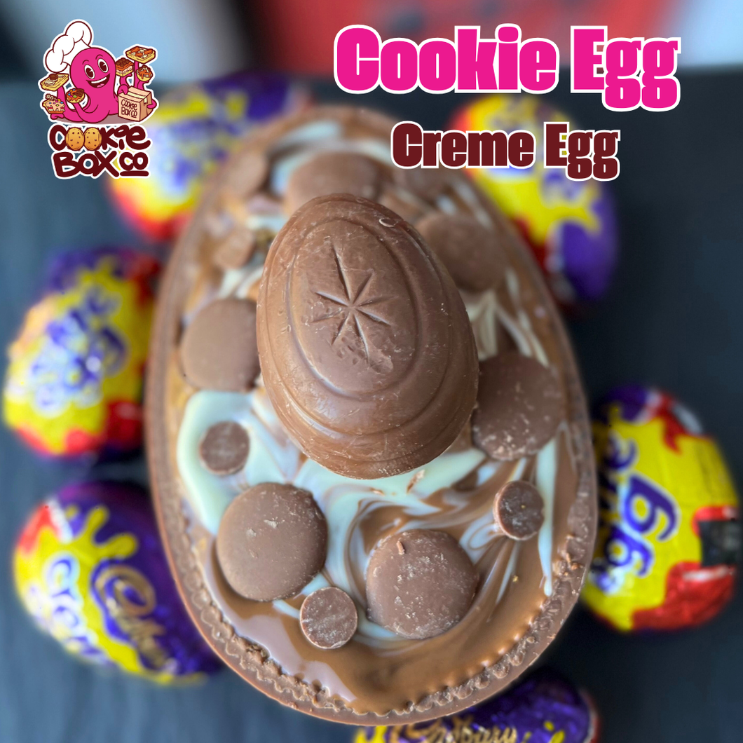 Creme Egg Cookie Dough Egg