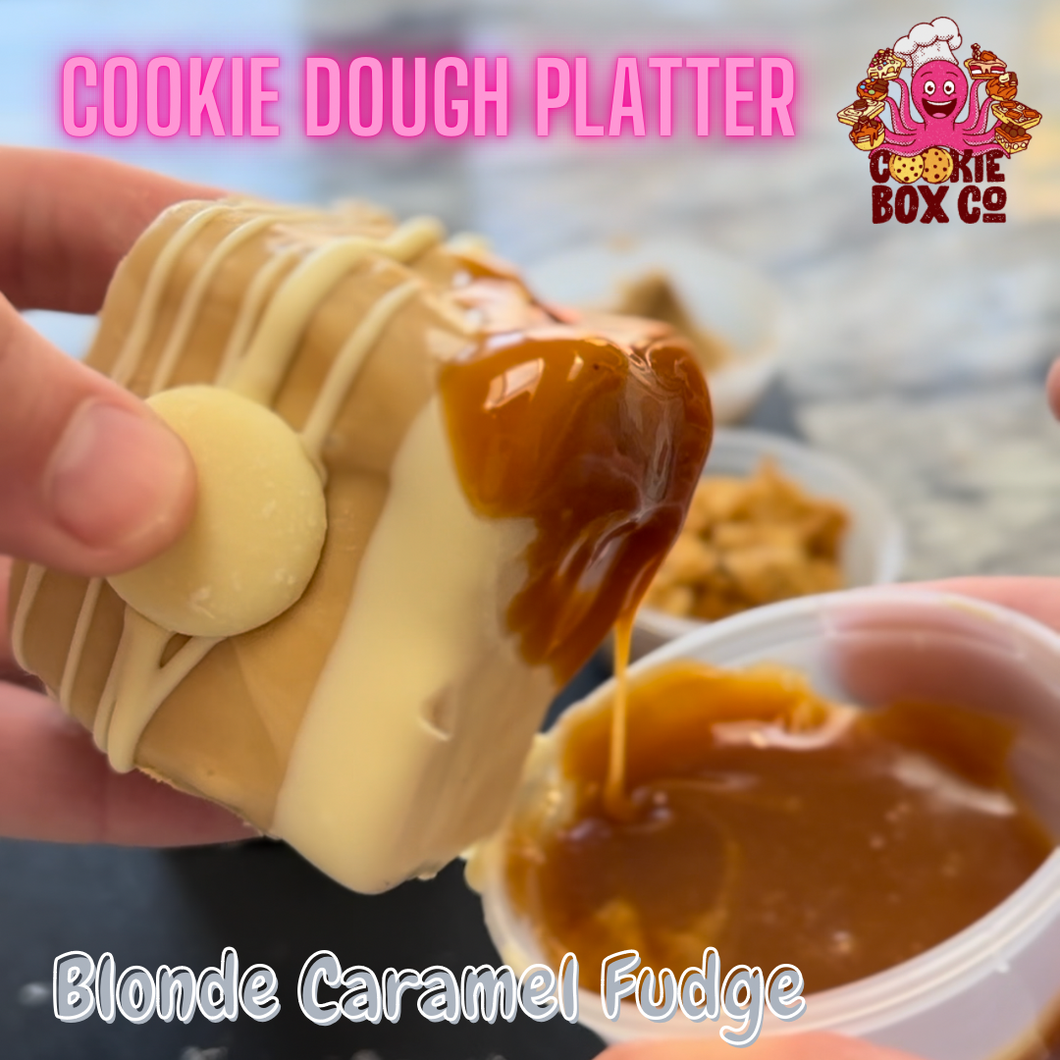 Caramel Blonde Cookie Dough Platter