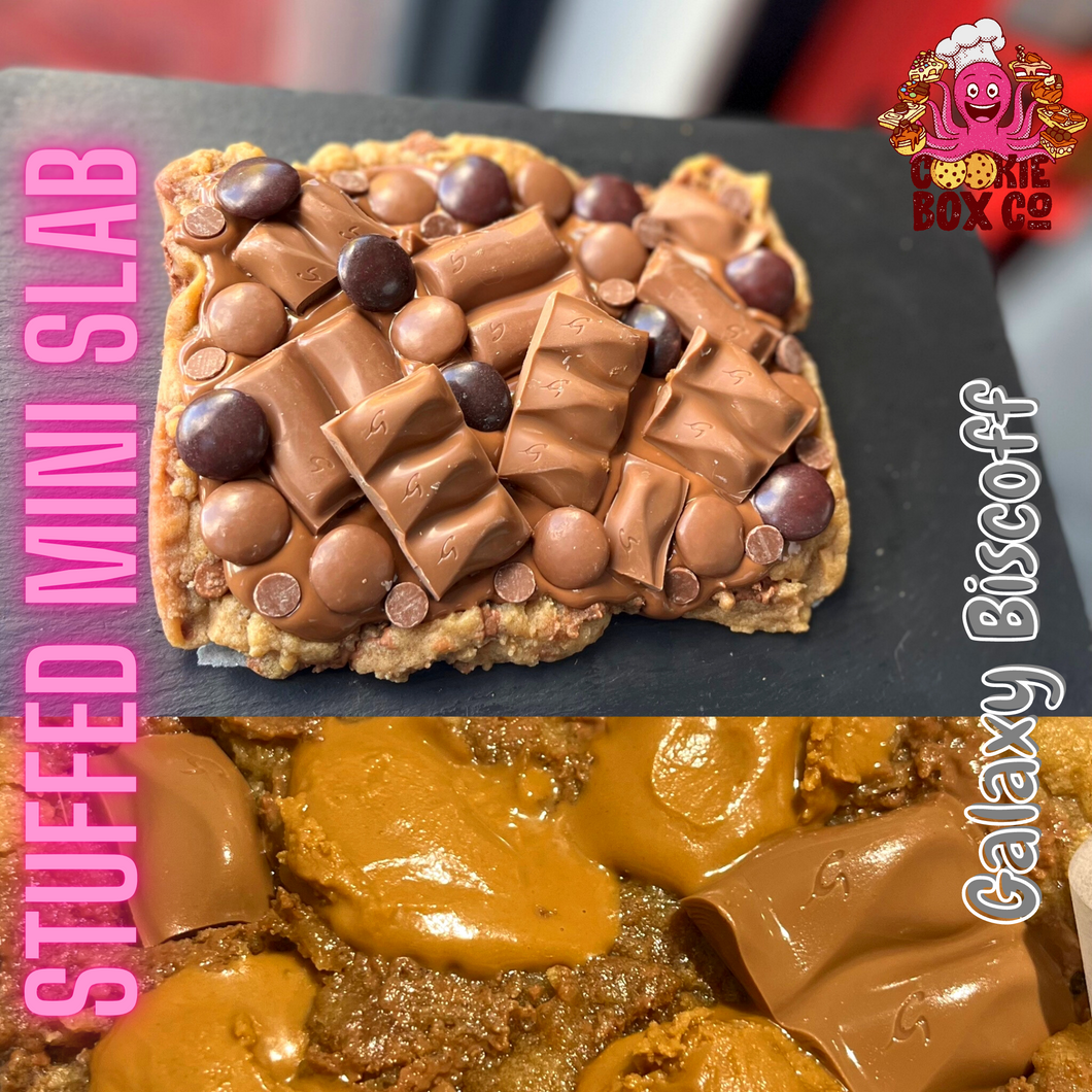 Galaxy Biscoff Stuffed Mini Slab