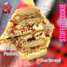 Load image into Gallery viewer, Strawberry Shortcake Stuffed Cookie

