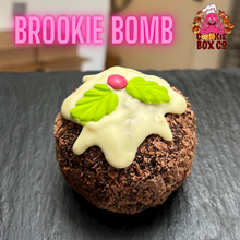Load image into Gallery viewer, Brownie Biscoff Christmas Pudding
