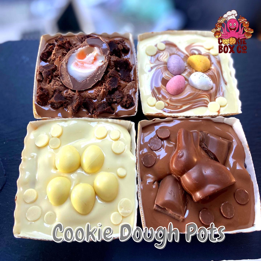 Cookie Dough Pots - Easter Set x4