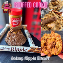Load image into Gallery viewer, Galaxy Ripple Biscoff Stuffed Cookie
