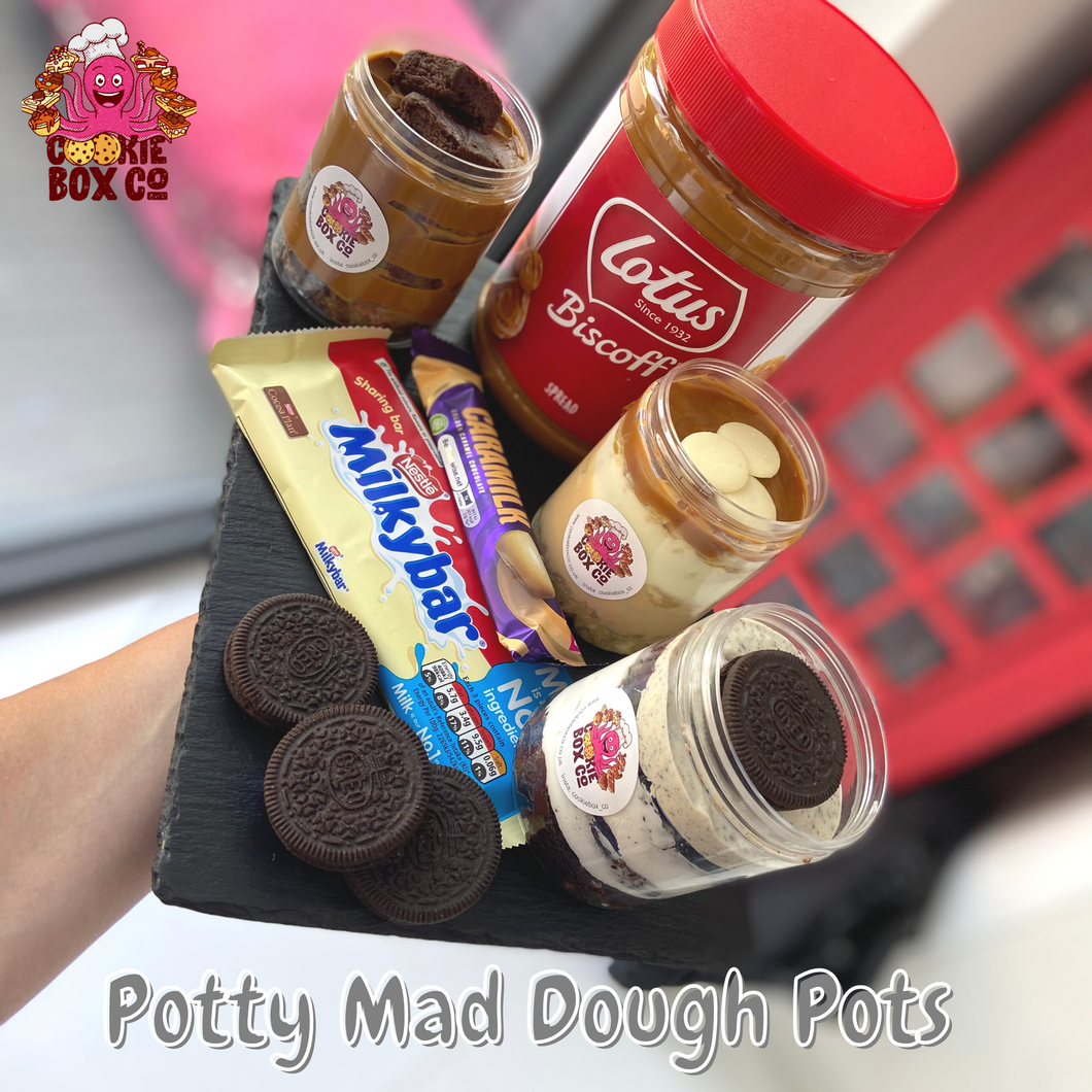 Potty Mad Cookie Dough Pots