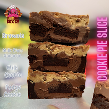 Load image into Gallery viewer, Caramel Fudge Brownie Pie Slice
