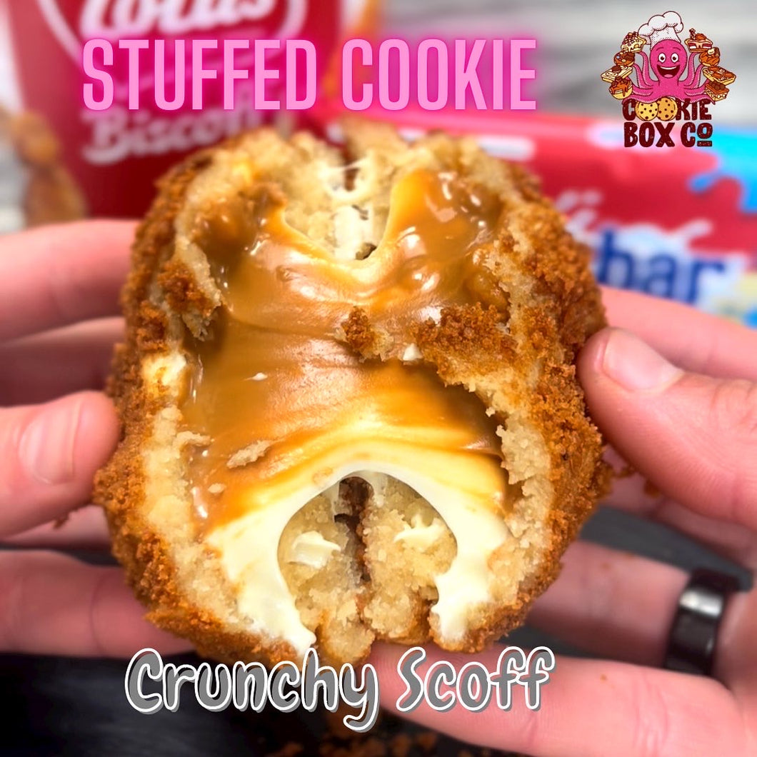 Crunchy Scoff Stuffed Cookie