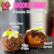 Load image into Gallery viewer, Brownie Biscoff Christmas Pudding
