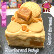 Load image into Gallery viewer, SeaSalt Fudge Caramel Shortbread Chunky Hunk
