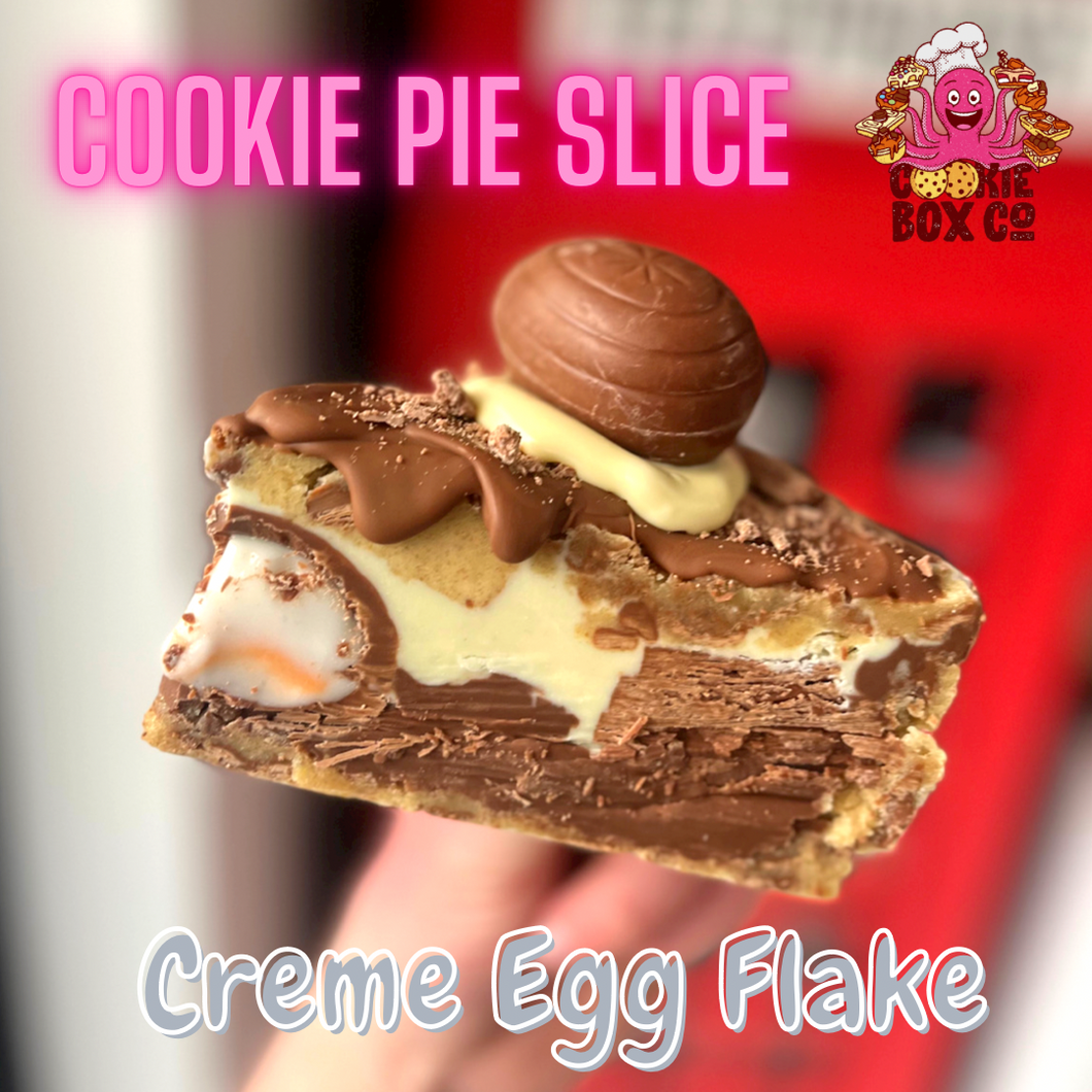 Creme Egg Mega Pie Slice